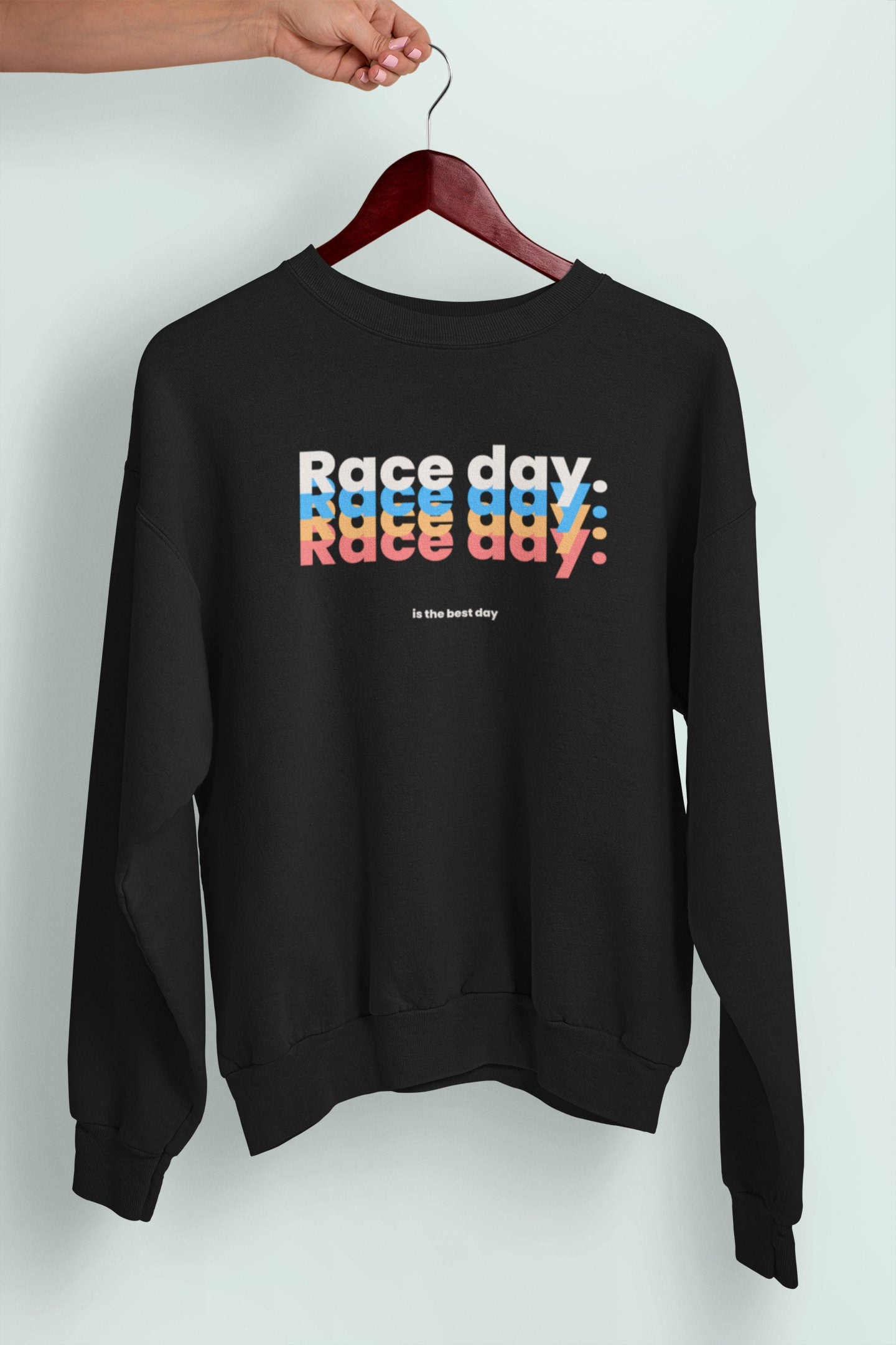 Colorful Race Day Graphic Sweatshirt: Unisex Hoodie for Motorsports Fans - F1LOVER