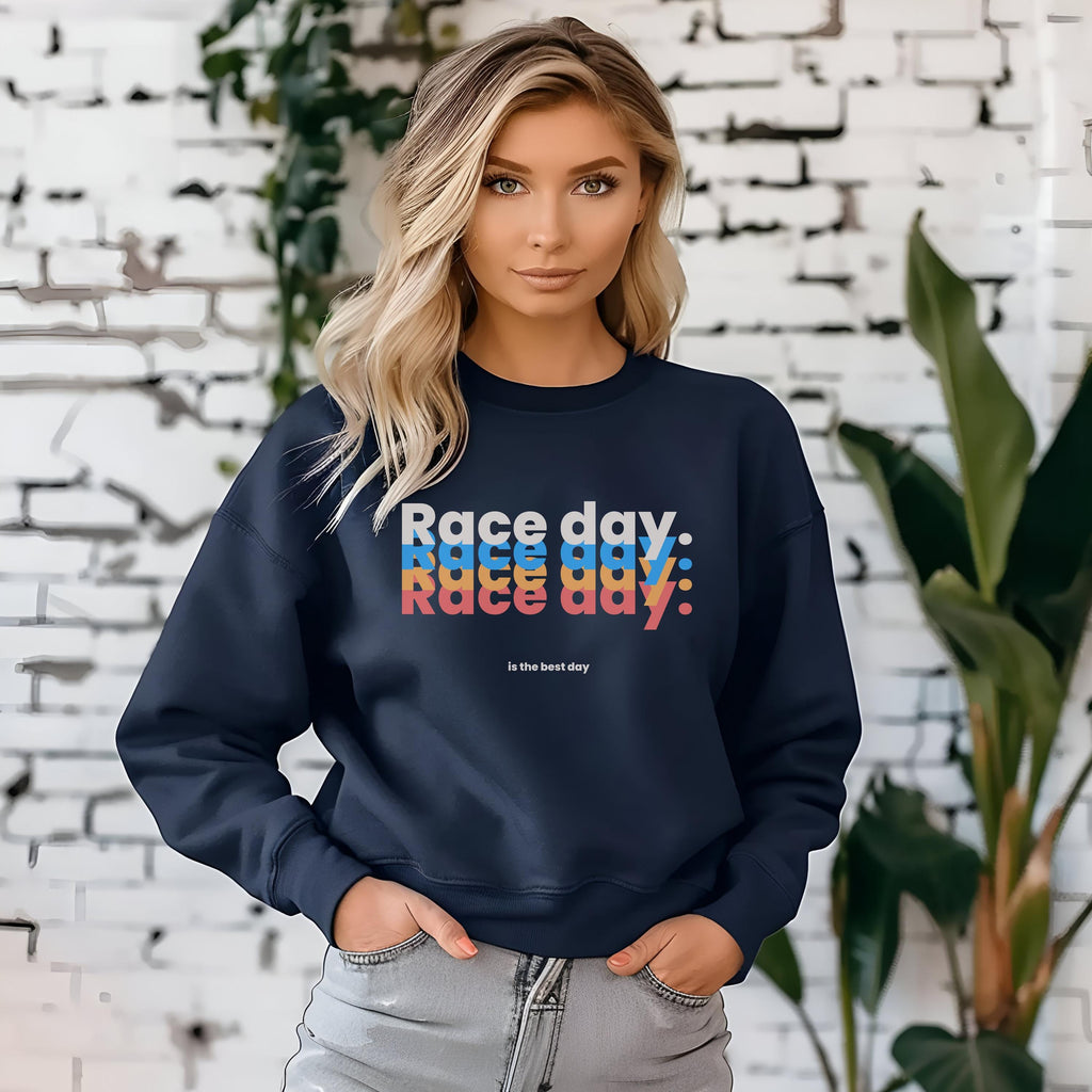 Colorful Race Day Graphic Sweatshirt: Unisex Hoodie for Motorsports Fans - F1LOVER