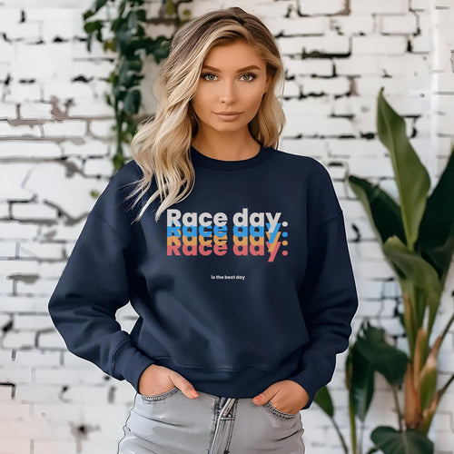 Colorful Race Day Graphic Sweatshirt: Unisex Hoodie for Motorsports Fans - F1LOVER