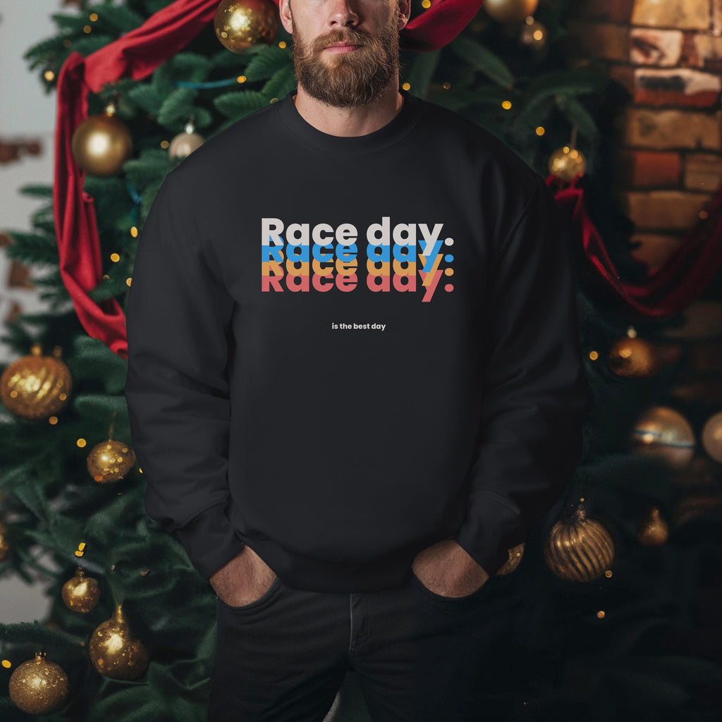 Colorful Race Day Graphic Sweatshirt: Unisex Hoodie for Motorsports Fans - F1LOVER