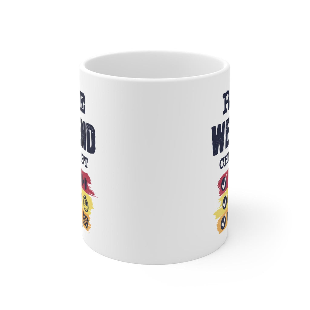 Race Weekend Checklist Mug: Motorsport Enthusiast Gift
