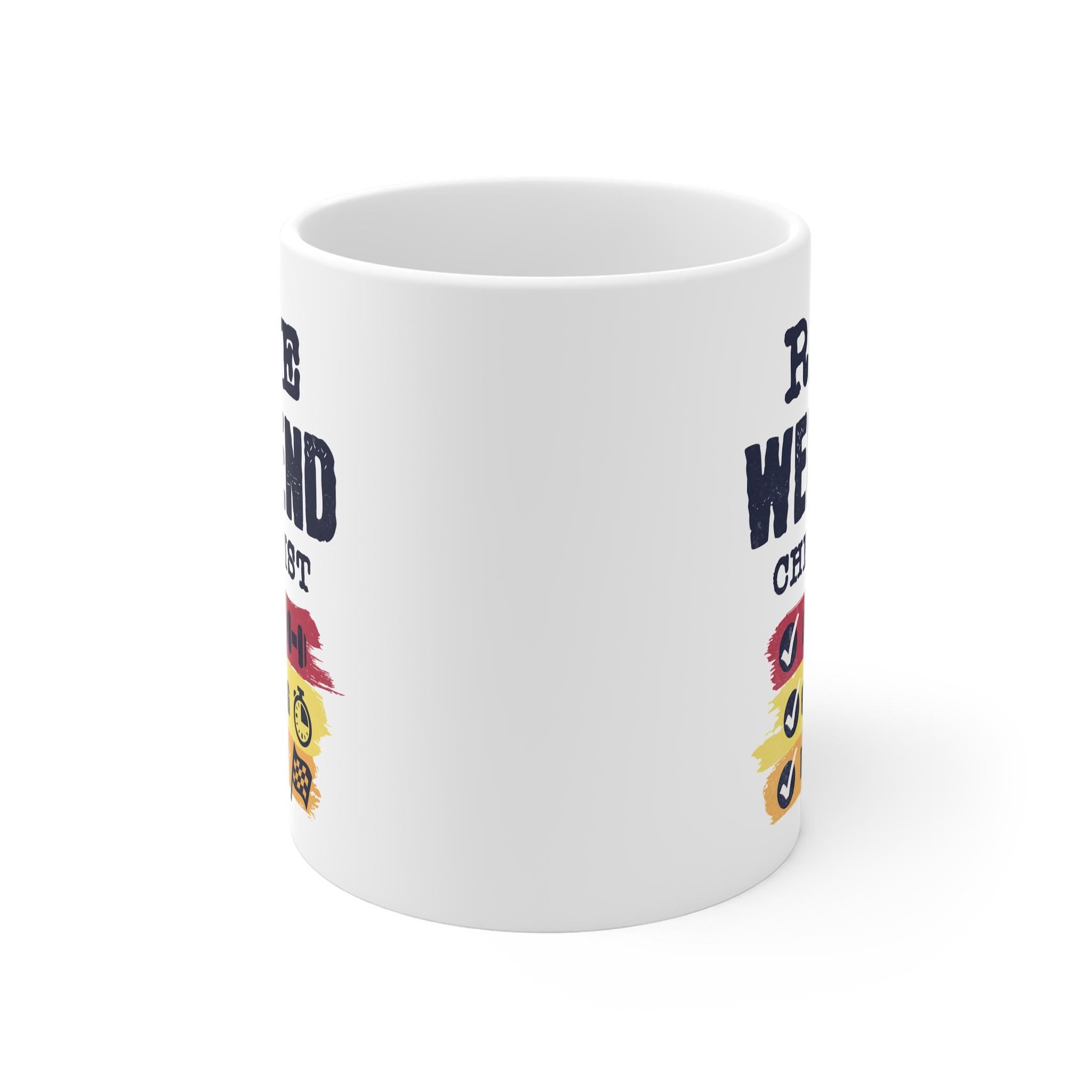 Race Weekend Checklist Mug: Motorsport Enthusiast Gift