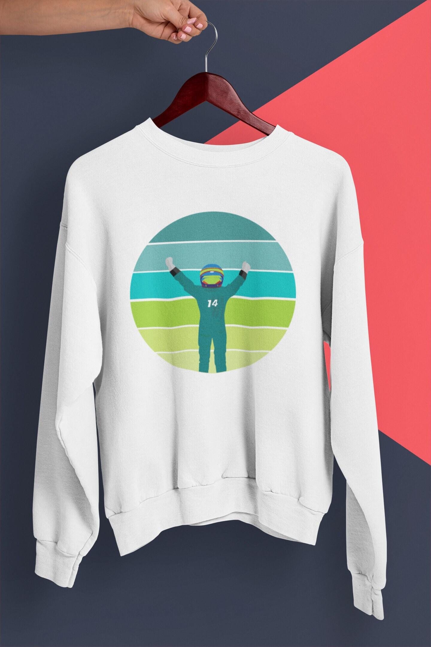 Fernando Alonso Sweatshirt: Vintage Unisex F1 Jumper for Formula 1 fans.