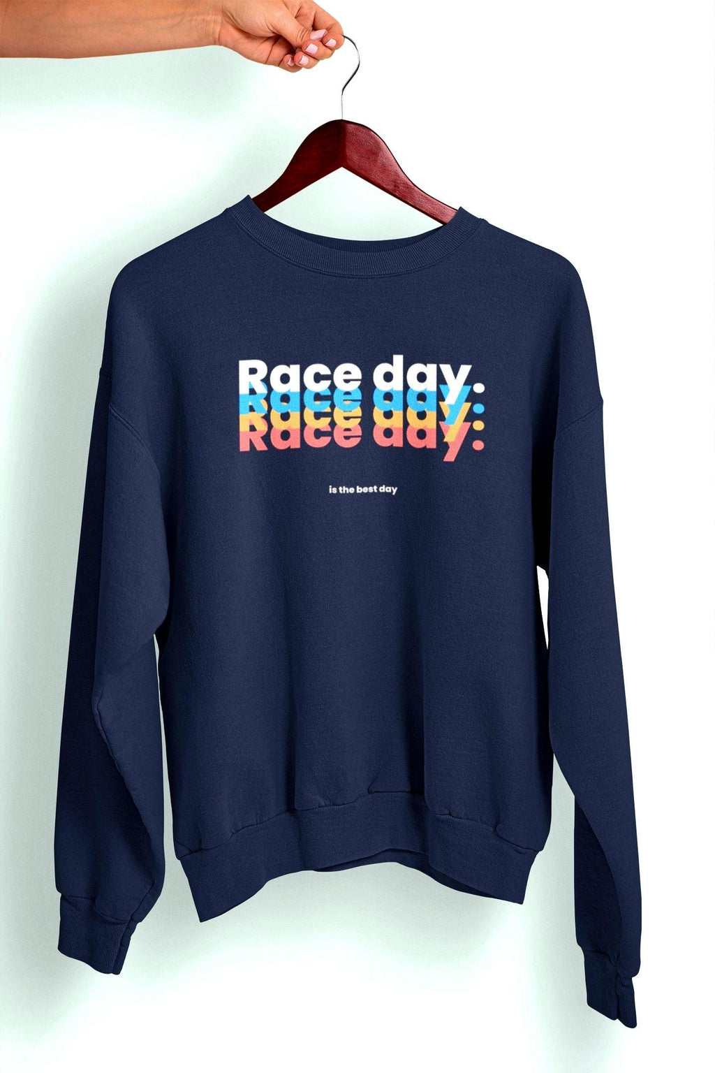 Colorful Race Day Graphic Sweatshirt: Unisex Hoodie for Motorsports Fans - F1LOVER