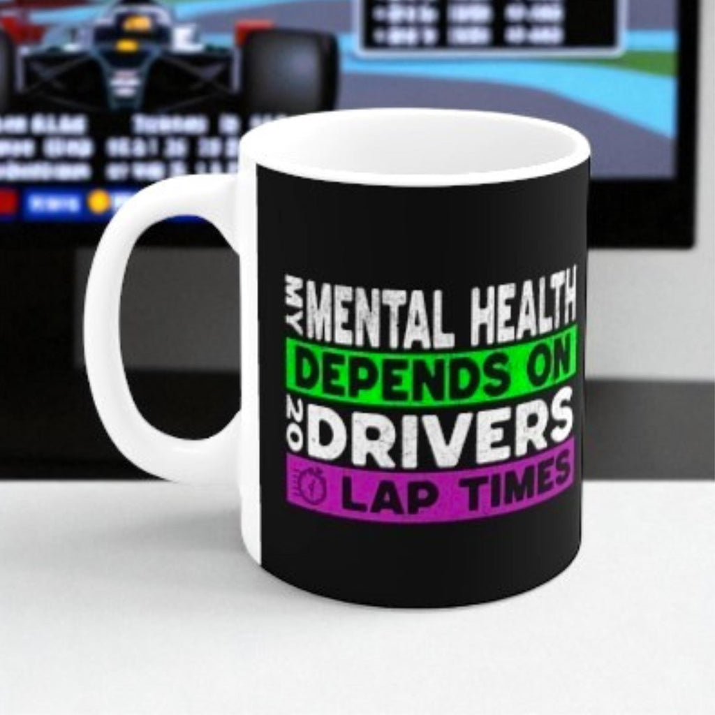 Motorsport Mental Health Mug: Racing Fan Coffee Cup