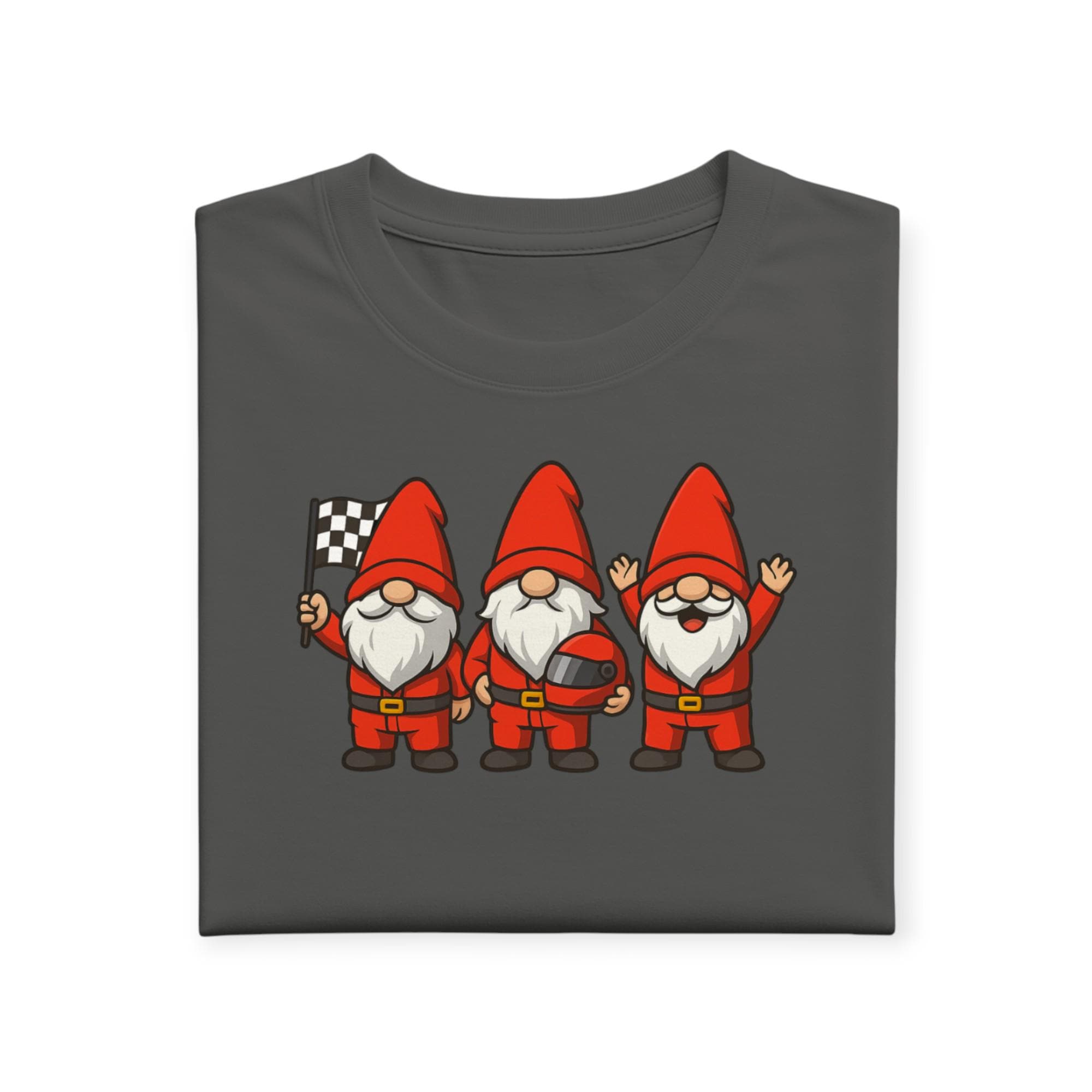 Racing Gnomes Christmas Sweatshirt | Cute Race Fan Holiday Crewneck | Funny Motorsports Shirt | Winter Racing Gift | Cozy Holiday Tee