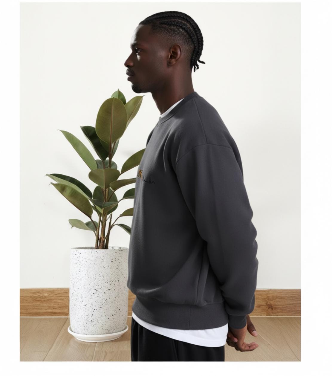 Orange Formula Racing Heartbeat Sweatshirt: Papaya Racing Graphic, Motorsport Fan Apparel